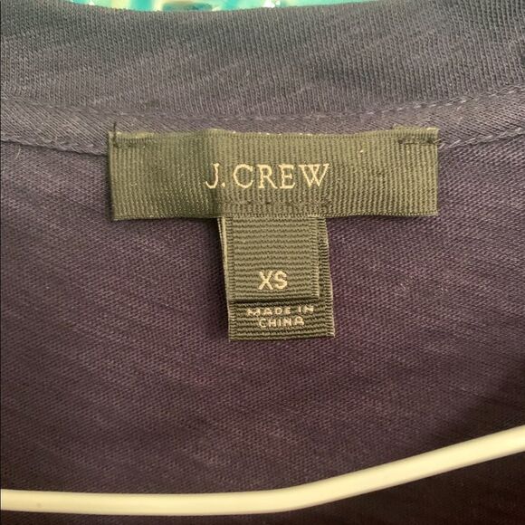 J Crew Short Sleeve Checkered T Shirt, Size XS - Picture 5 of 5